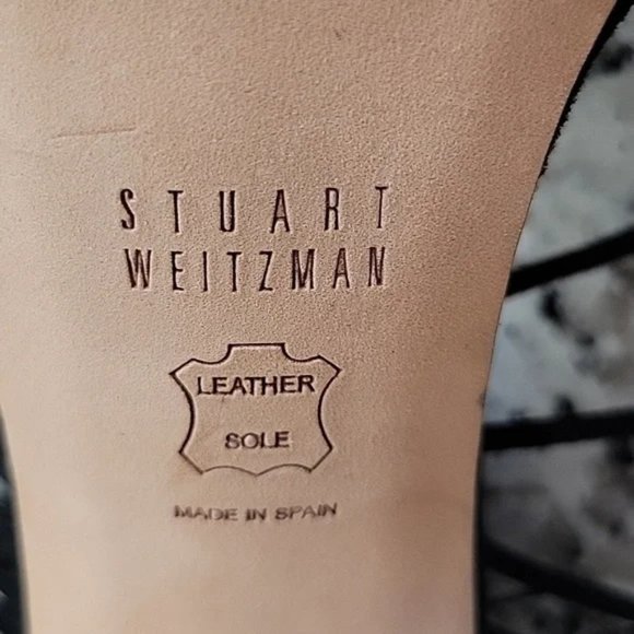Stuart Weitzman Love fringe heels US sz 8.5 - Picture 7 of 11
